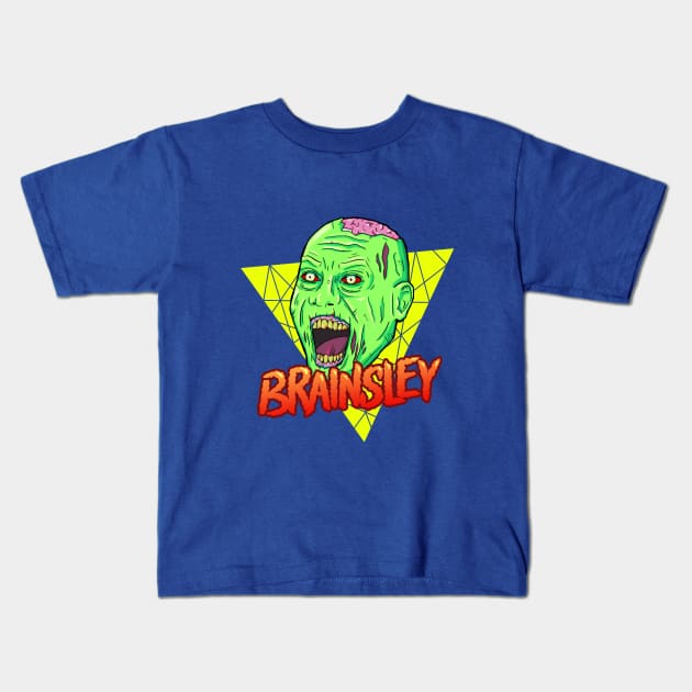 Brainsley Harriott Kids T-Shirt by typelab